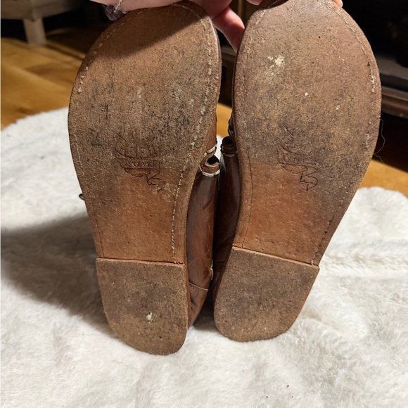 Freebird Cleopatra Brown Leather Gladiator Sandals - Picture 7 of 11